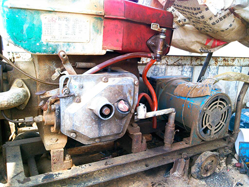 道孚单杠柴油机发电机出租